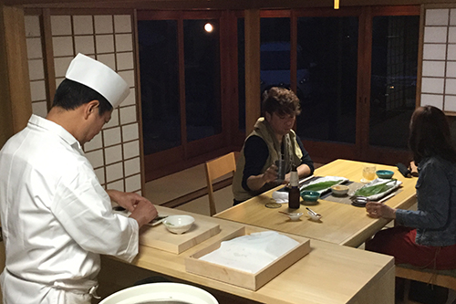 Special Sushi Course with a Private Sushi Counter ¥15,000  Limited for 1 group only per day / from 2 to 8 persons / Advance Reservation Required