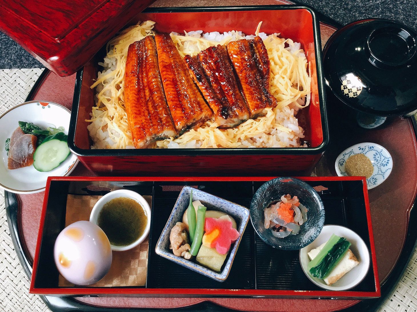 Unagi Jyu (Eel bowl) ¥3,500 